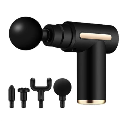 OREADEX Mini Fascia Massage Gun Electric Massager With 4 Replaceable Heads For Body Relaxation