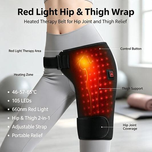 Electric Heating Hip Wrap For Red Light Physical Therapy Relief