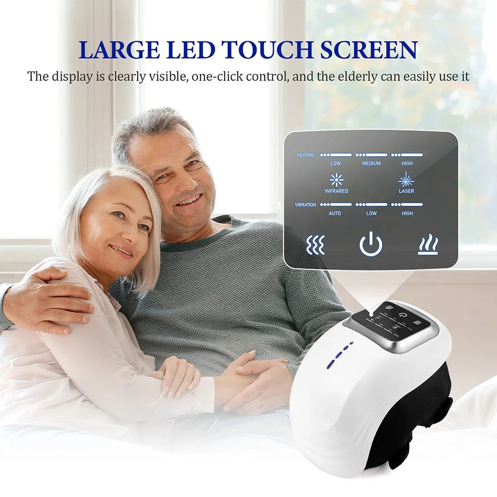 Wireless Smart Knee Massager Vibration Air Pressure Hot Compress Knee Massage Machine Electric Elbow Shoulder Knee masajeador