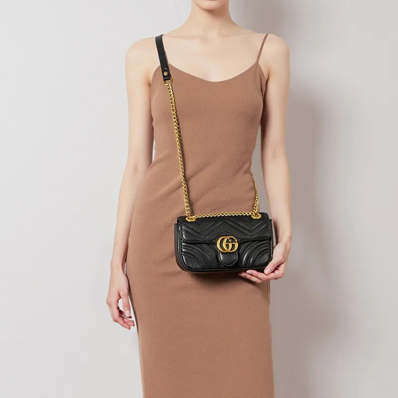 Autumn Fragrant Wind Rhombus Chain Bag Shoulder Messenger