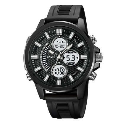 Digital Men Sport Watch With Backlight 5Bar Waterproof Alarm