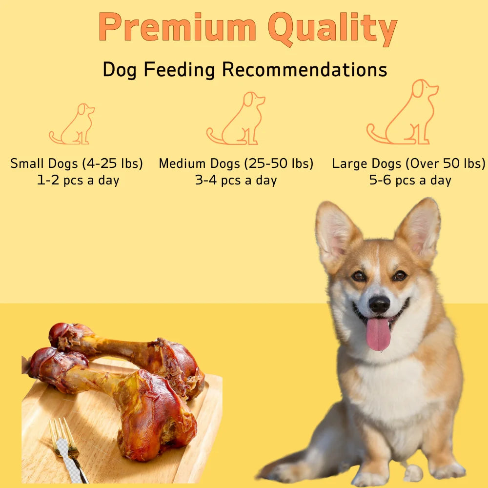 Cow Bone Dog Treats All Natural Digestible Chews For Dogs