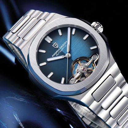 PAGANI DESIGN Skeleton Tourbillon Automatic Mens Watch