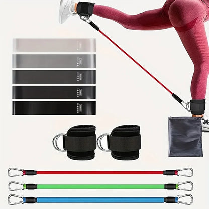 Adjustable Resistance Bands For Home Gym Leg Hip Toning Trainer