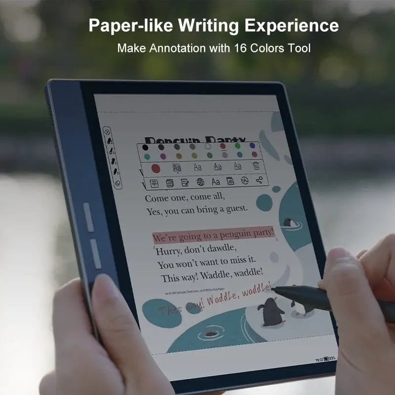 Bigme B751C 7'' Color Eink Screen Ebook Reader Electronic Epaper Books Notebook E-Ink Display E-book Ereader Android Tablet