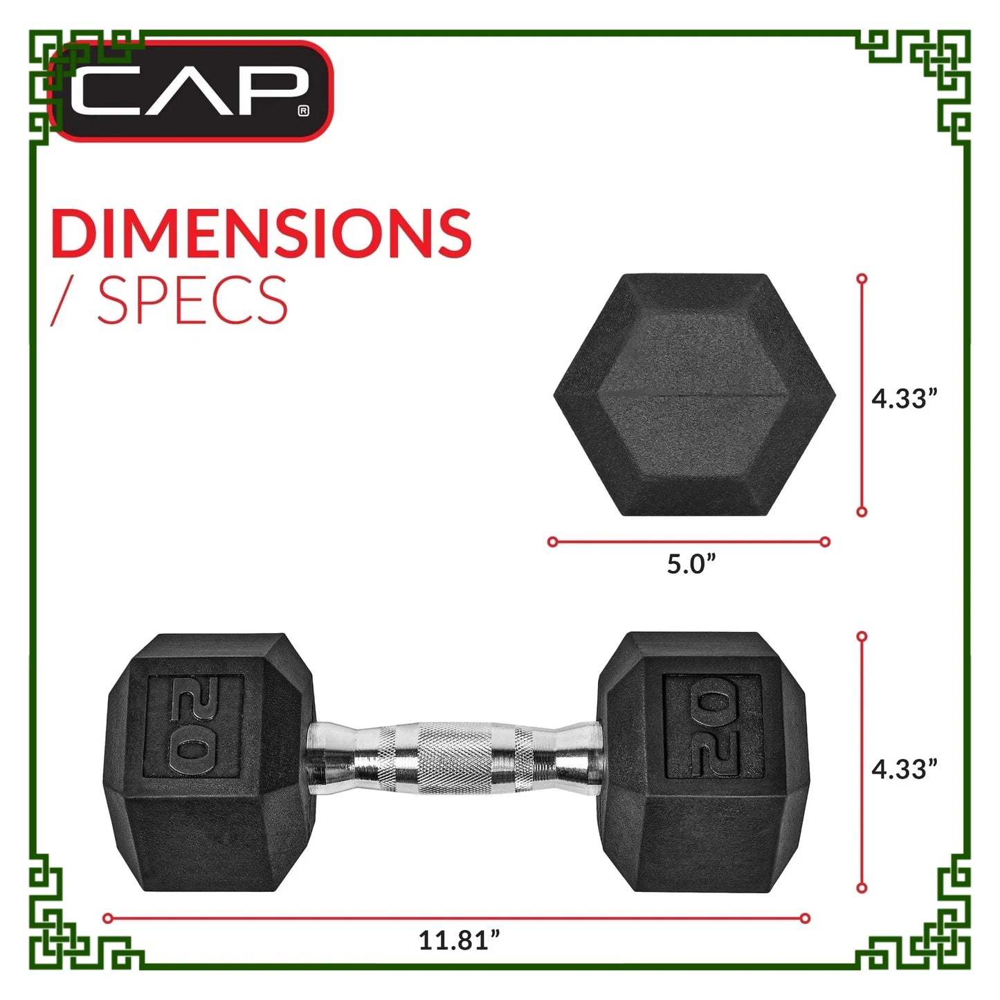 Hex Dumbbells Set Of 2 Non Slip