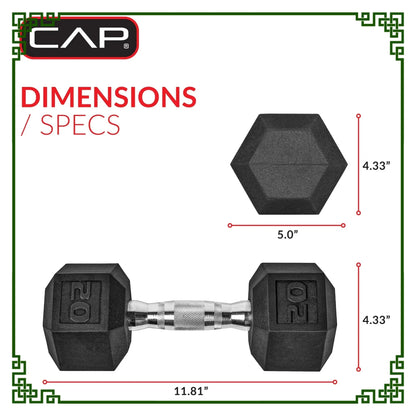 Hex Dumbbells Set Of 2 Non Slip