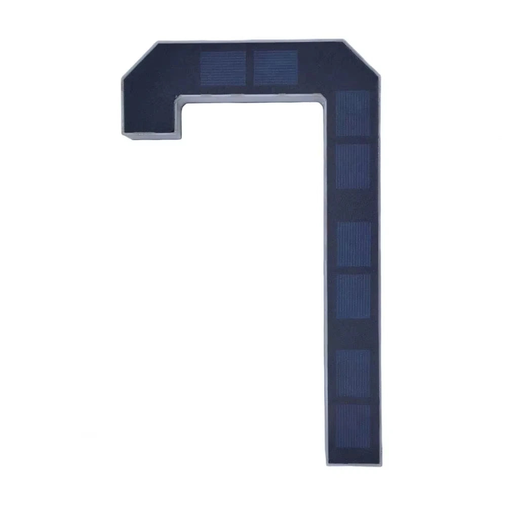 Solar House Number Lights House Sign Light Sensor Modern Led Address Sign Solar House Number Sign Led Address Number for Outdoor