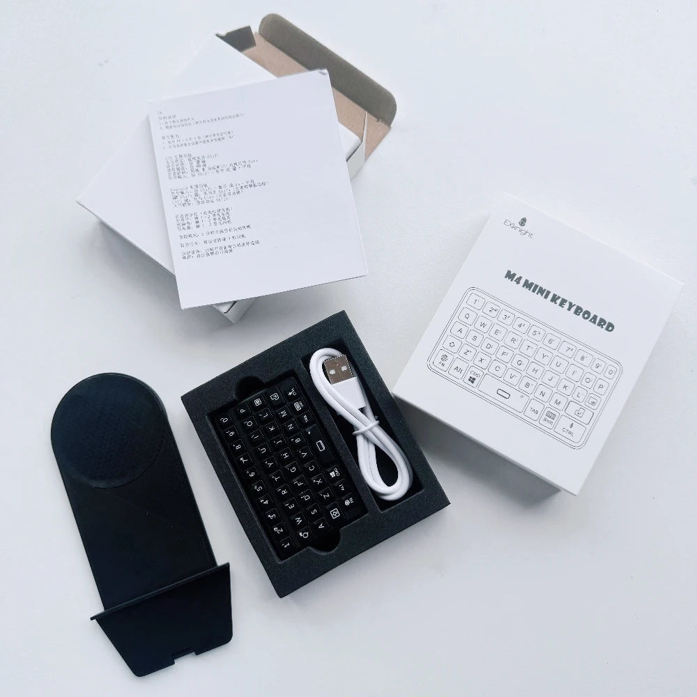 EXknight Bluetooth Mini Keyboard Magnetic Flip Case For iPhone