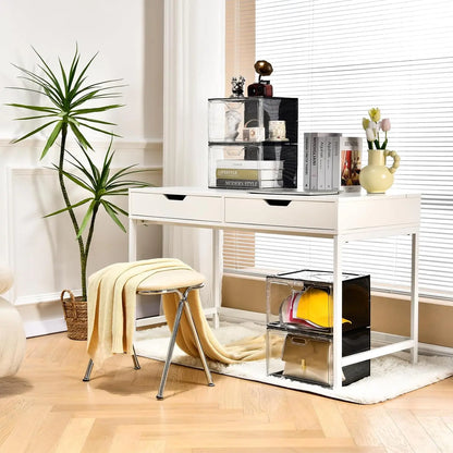 Stackable Shoe Storage Boxes With Lids Clear Design