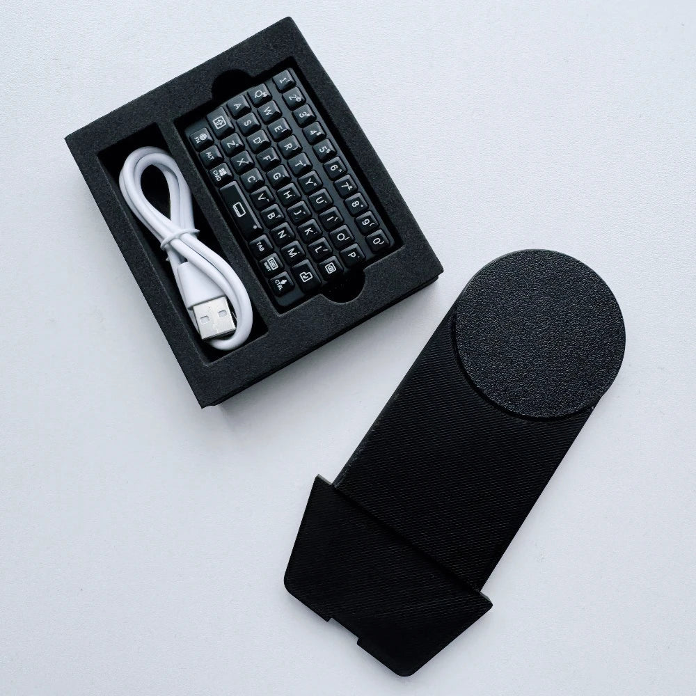 EXknight Bluetooth Mini Keyboard Magnetic Flip Case For iPhone