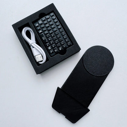 EXknight Bluetooth Mini Keyboard Magnetic Flip Case For iPhone