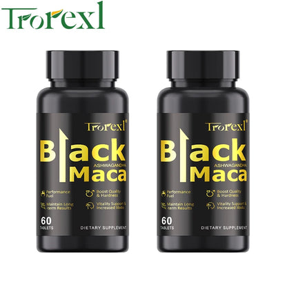 HABUMA Organic Black Maca Pills For Men Endurance And Energy