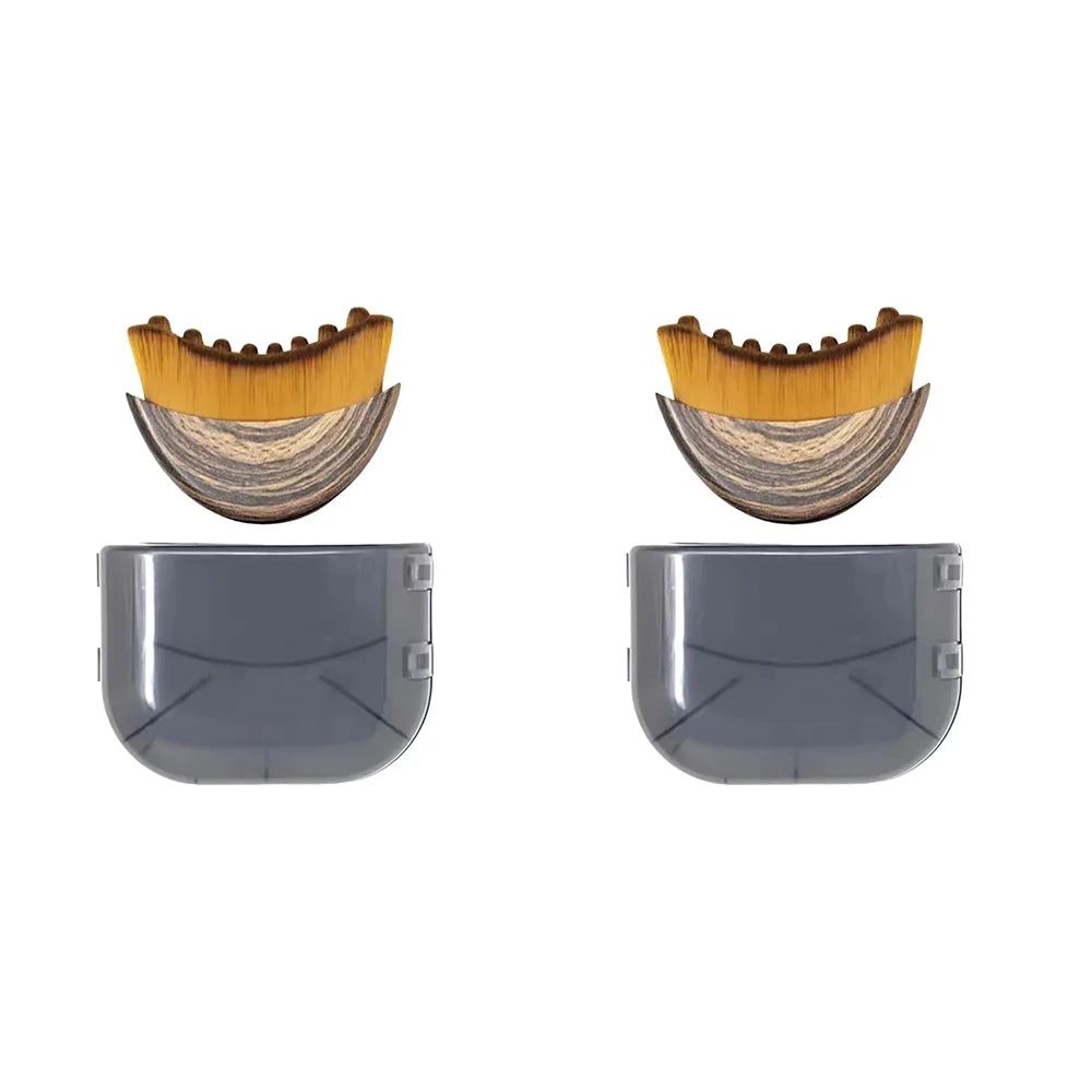 Contour Facial Brush Lymphatic Drainage Massager Ergonomic Cleansing