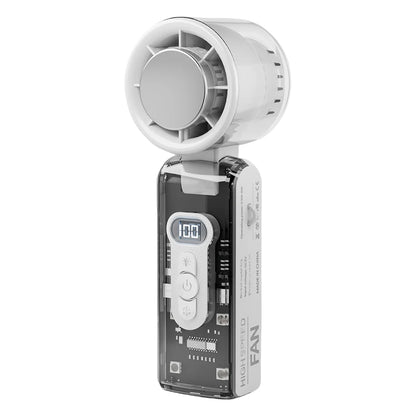 APWIKOGER High Speed Turbo Foldable Personal Cooling Fan With LED