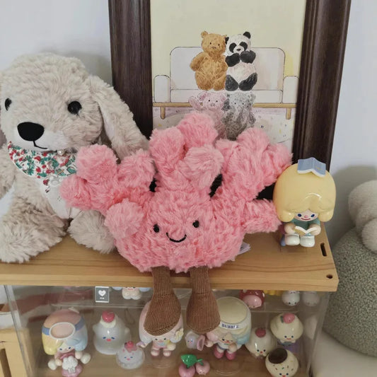 Summer Series Plush Surfboard Doll With Coral Goggles For Cats