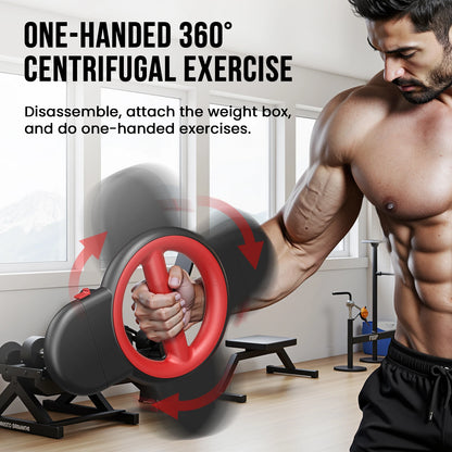 AKLUER Rotator Burn Machine, 3-in-1 Multi-Functional Arm Exerciser,Ideal for upper body strength training at home and gyms