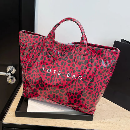 Women Fashion Tote Bag Casual Tote Handbag Large Capacity Daily Commuting Bag Slouchy Carrying Bag Outdoor Travel Bag