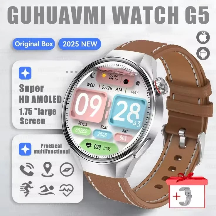 Originl G5 Plus Premium Multisport Smartwatch GPS Heart Rate BluetoothConnectivity