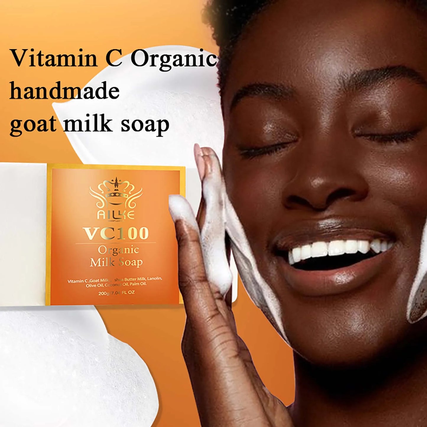 AILKE Vitamin C Whitening Set for Women, Reduce Dark Spots, Hyperpigmentation, Skin Moisturizer, With Collagen, Vitamin E