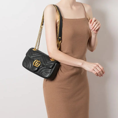 Autumn Fragrant Wind Rhombus Chain Bag Shoulder Messenger