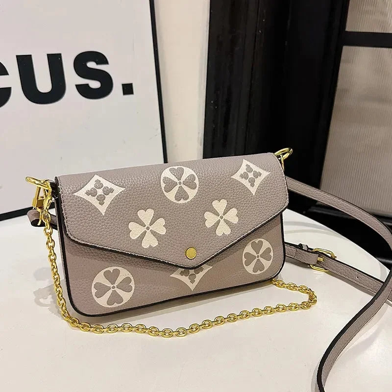 WKwk Luxurious Handbags, High-quality Shoulder Homeless Women's Bag Wallets, Metal Bags, Designer Bags