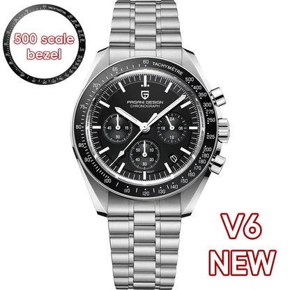 2026 New PAGANI DESIGN Tribute to CK2998 Moon Watch Retro Luxury Quartz Watches For Men Stainless Steel Sport Chronograph Man
