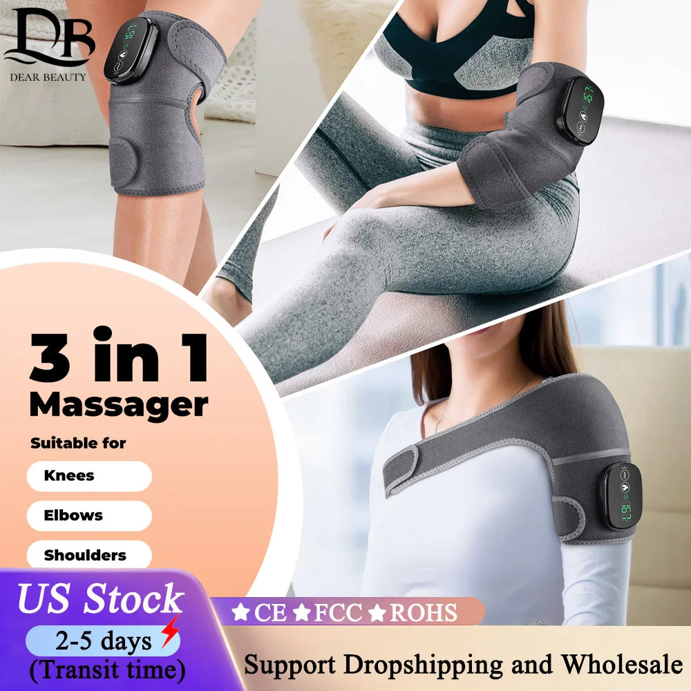 DearBeauty Knee Massager With Elbow Shoulder Heating Pad