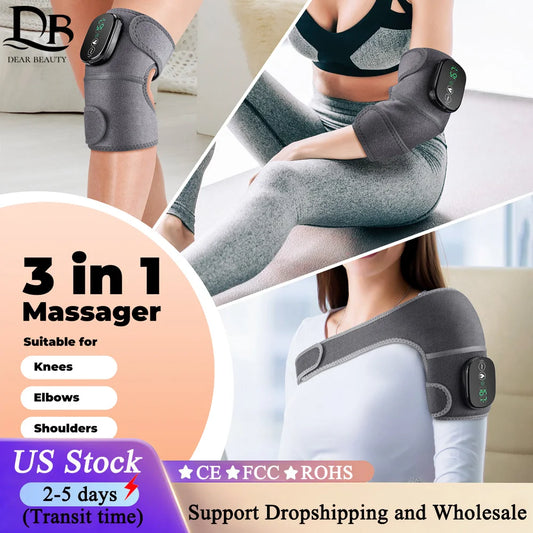 DearBeauty Knee Massager With Elbow Shoulder Heating Pad
