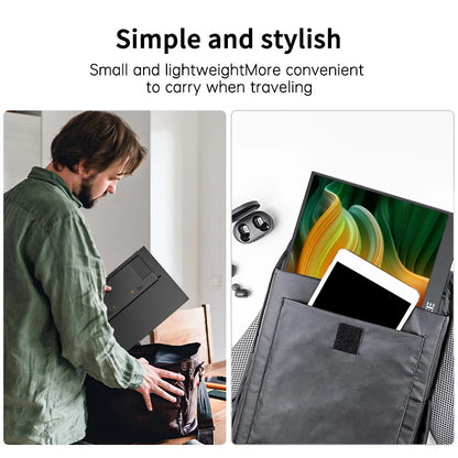 14.1 Inch Portable Monitor 1080P IPS 100%SRGB Gaming Portable Screen with Stand for Laptop PS5/4 Switch Xbox Raspberry Pi