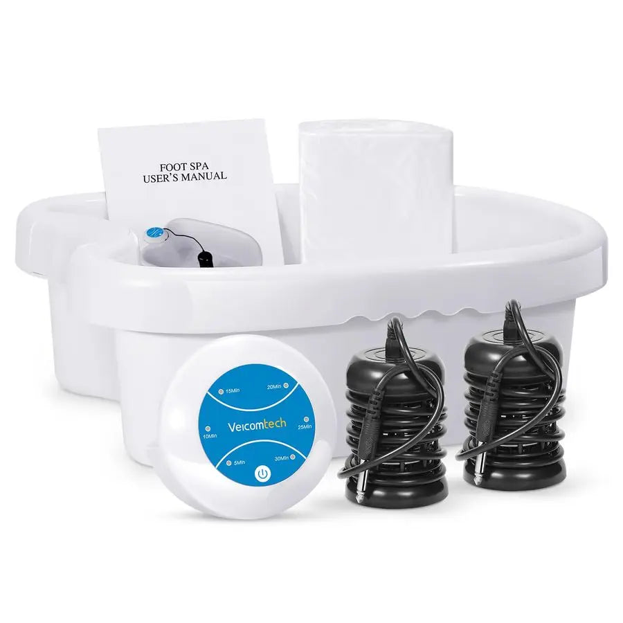 Foot Bath Detox Machine Detox Foot Spa System for Home, Salon, Spa Club with 2 Arrays and 100 Tub Liners