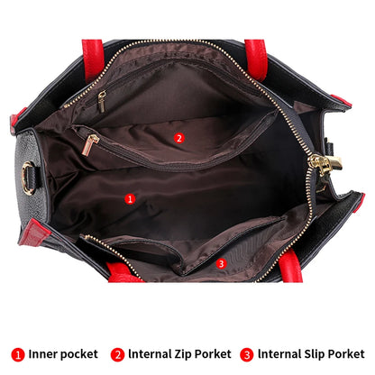 EP.MINGYUANCN Genuine Leather Womens Bag Crossbody Pro