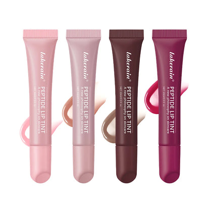4pcs /set Moisturizing Lip Glaze Mirror Glass Long Lasting Lip Gloss Liquid Lipstick Makeup Glossy Lip Care Cosmetic