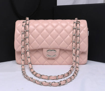 Top Designer Handbag Shoulder Chain Bag Clutch Fap Totes Bags Waet Check Veour Thread C Purse Doube Letters Soid Hasp Waist Square