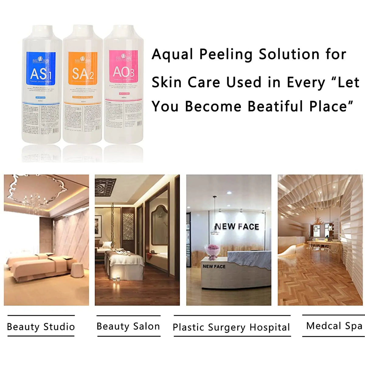 YMEYFAN Hydra Facial Aqua Peel Solution for Deep Skin Cleansing