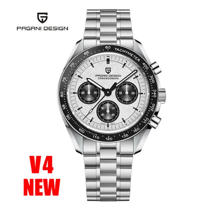 PAGANI DESIGN Moon Mens Watch Chronograph Quartz Automatic Waterproof Sapphire