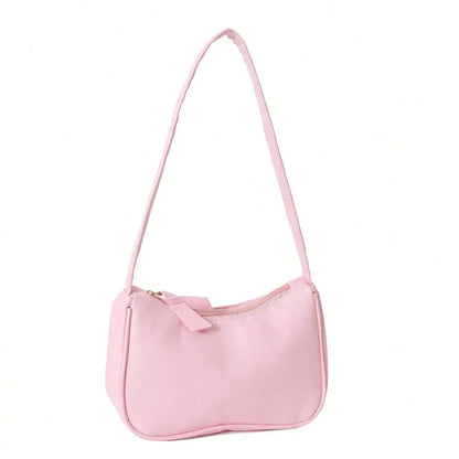 Fashion Crossbody Purse Women  Handbag And Purses Simple Women Shoulder Underarm Bags Casual Ladies Pure Color Small Handbags Elegant PU Leather Bags