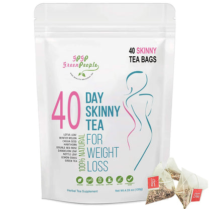 IMATCHME Natural 40 Days Herbal Skinny Detox Weight Loss Supplement No Caffeine