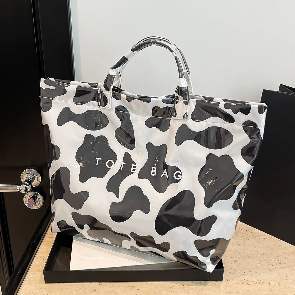 Women Fashion Tote Bag Casual Tote Handbag Large Capacity Daily Commuting Bag Slouchy Carrying Bag Outdoor Travel Bag
