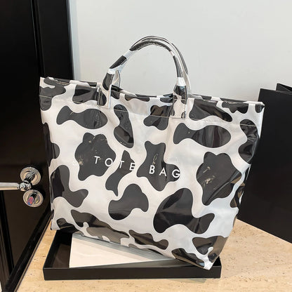 Women Fashion Tote Bag Casual Tote Handbag Large Capacity Daily Commuting Bag Slouchy Carrying Bag Outdoor Travel Bag