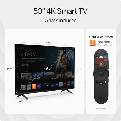 50" 4K Resolution HDR Smart TV, Dolby Vision HDR/HDR10+, Wii 6 - (Renewed)