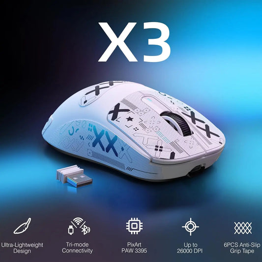 Attack Shark X3 Bluetooth Rechargeable Lightweight Wireless Mouse