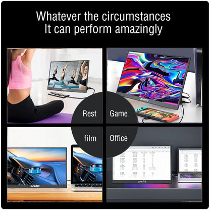 14 Inch Touch Screen Portable Touch Monitor Non-touch optional  Gaming Computer Expand Display For XBox PS4/5 Switch Loptop