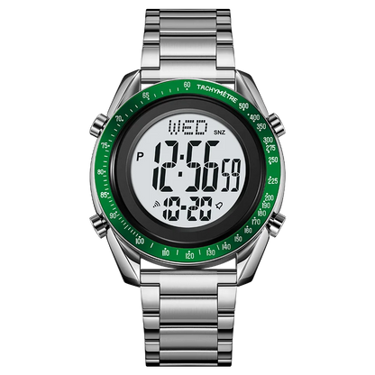 SKMEI Fashion Men's Digital Watch Male Waterproof Watches For Men Luxury Stainless Steel Strap Calendar Electronic Wristwatch