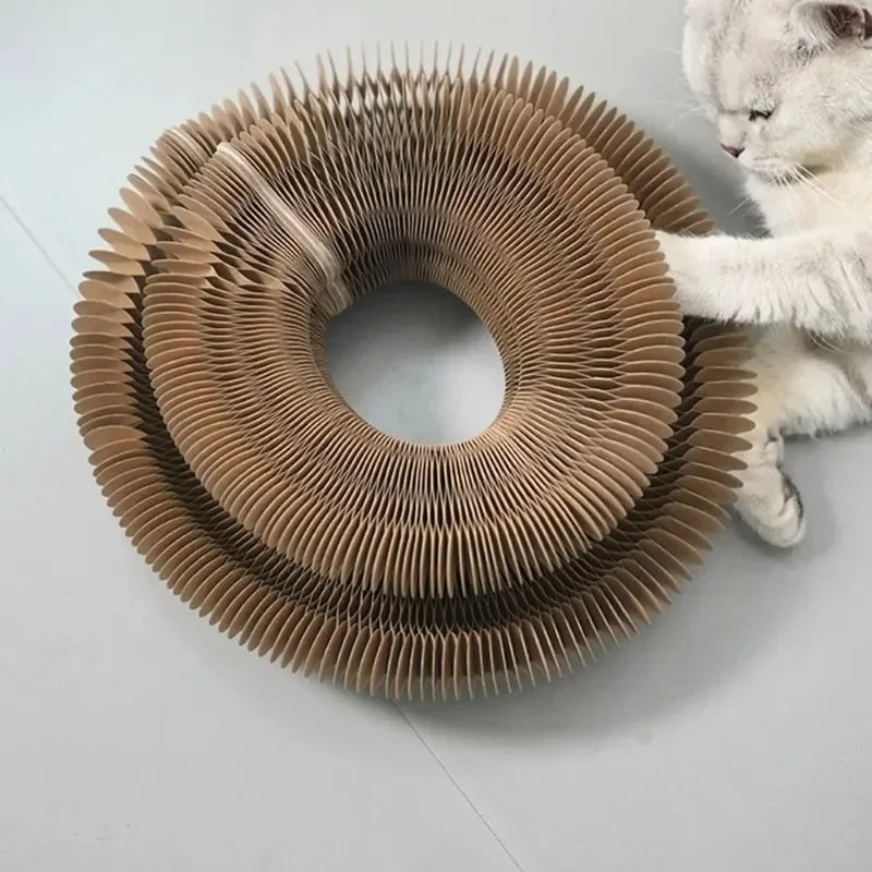 Cat Accordion Magic Organ Cat Scratching Board Cat Toy Ball Scratch Pad Cat Scratcher Kitty Kurlz Cat Toy