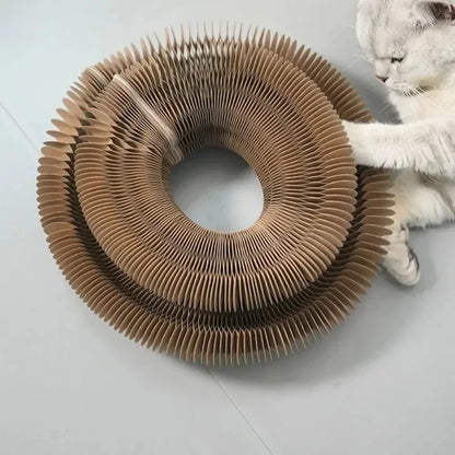 Cat Accordion Magic Organ Cat Scratching Board Cat Toy Ball Scratch Pad Cat Scratcher Kitty Kurlz Cat Toy