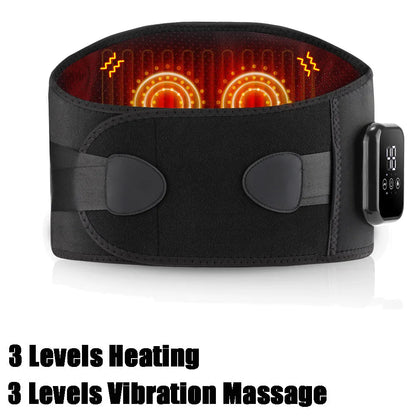 PASTSKY Infrared Waist Massager Belt With USB Charge And Vibration