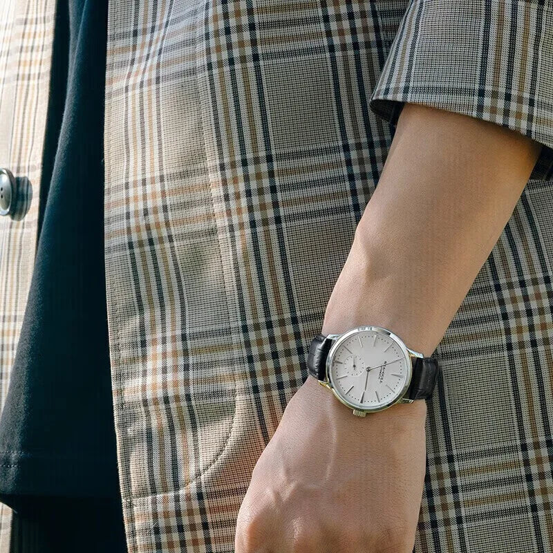 Sea-Gull New Business Mechanical Watch For Men Leather Strap