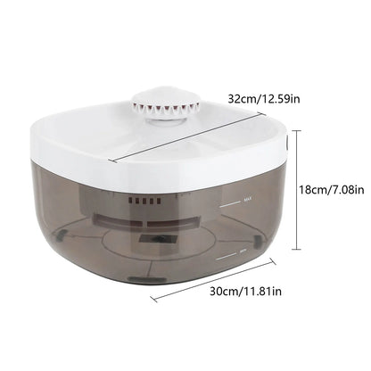 Pet Water Fountain 1.85 Gallon Large Capacity Ultra Quiet 30dB