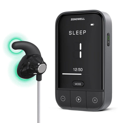 ZenoWell Vita Vagus Nerve Stimulation for Deep Sleep, Anxiety Relief HRV Optimization – Drug-Free Calm Stress Resilience